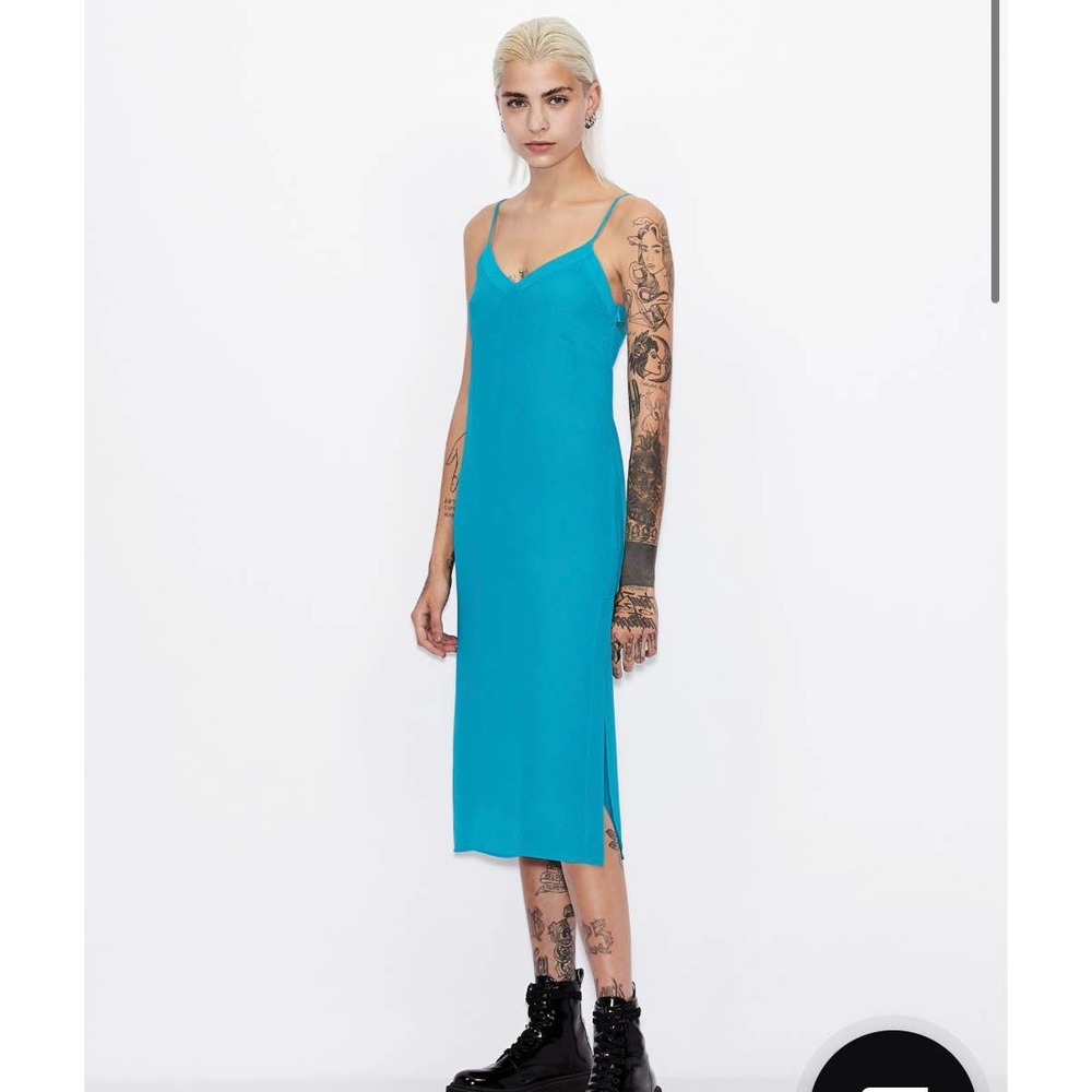 A|X Armani Exchange Women's Midi Slip Dress in Size 6 - Picture 1 of 12